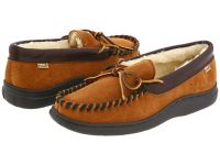 2016 L.B. Evans Moccasin Slippers for Men - Atlin - Saddle Suede W/Sherpa Lining Sale Online